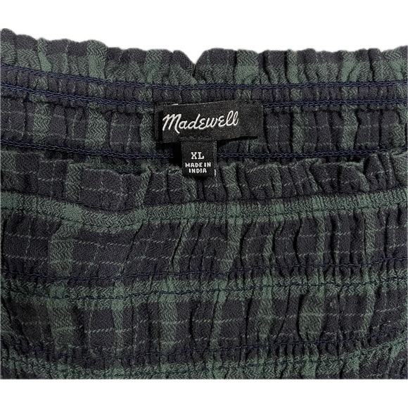 Madewell smocked puff sleeve shirt - Picture 5 of 7